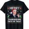 Joe Biden Merry Thanksgiving Trick Or Treat Ugly Xmas Unisex T-Shirt
