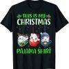2021 This Is My Christmas Pajama Shirt Xmas Cats Funny Holiday T-Shirt