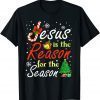 T-Shirt Christian Jesus The Reason Christmas Stocking Stuffer Gifts