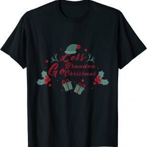 Let's Go Brandon Christmas Xmas Design Gift Tee Shirts