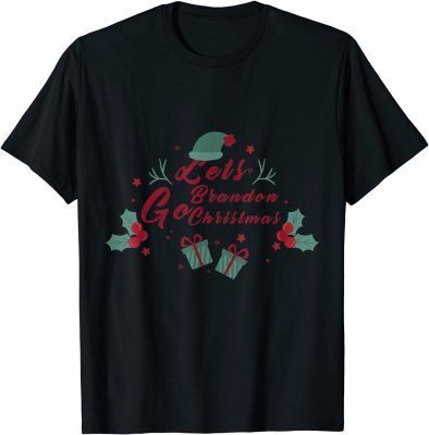 Let's Go Brandon Christmas Xmas Design Gift Tee Shirts