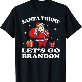 Let's Go Brandon Trump Ugly Christmas TShirt