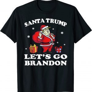 Let's Go Brandon Trump Ugly Christmas TShirt