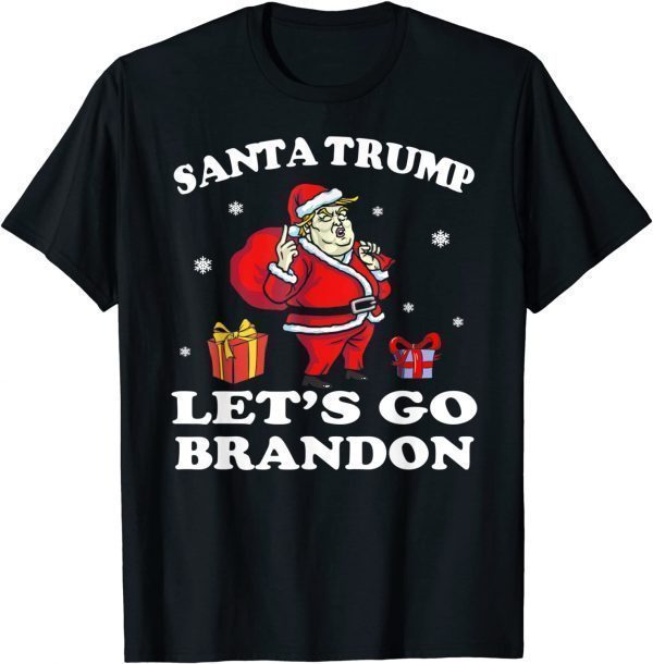 Let's Go Brandon Trump Ugly Christmas TShirt