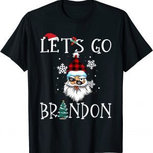 Let's Go Branson Brandon Conservative Funny Santa Chirstmas T-Shirt