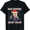 Funny Make Christmas Great Again Funny Trump Ugly Christmas T-Shirt