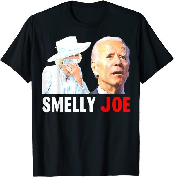 Official Smelly Joe Biden Camilla Funny Fart T-Shirt