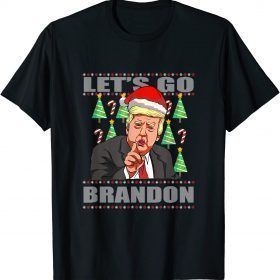 Christmas 2021 Let's Go Branson Brandon Anti Liberal Xmas T-Shirt
