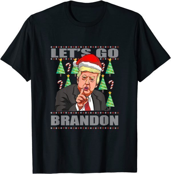 Christmas 2021 Let's Go Branson Brandon Anti Liberal Xmas T-Shirt