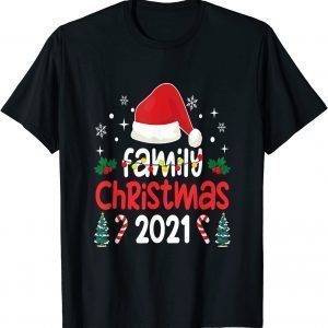 T-Shirt Family Christmas 2021 Matching Shirts Squad Santa Elf Funny