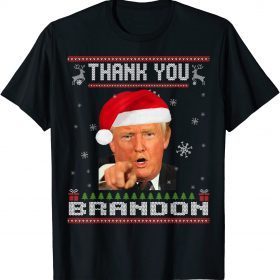 T-Shirt Thank you Brandon Ugly Face Trump Funny
