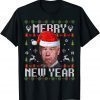 Santa Joe Biden Happy New Year Ugly Christmas Sweater Gift 2021 T-Shirt