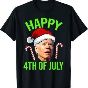 Happy 4th of July Joe Biden President Funny Christmas Pajama T-Shirt