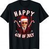 Official Happy 4th of July Funny Christmas Joe Biden Xmas Pajama Gift T-Shirt