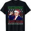 Funny Trump Make Christmas Great Again Ugly Sweater Xmas Pjs T-Shirt