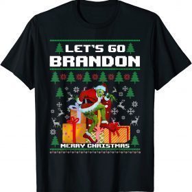2021 Merry Christmas Let's go Branson Brandon Ugly Christmas T-Shirt