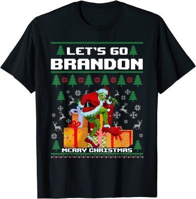 2021 Merry Christmas Let's go Branson Brandon Ugly Christmas T-Shirt