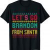 2021 Let's Go Brandon Tee, Lets Go Brandon Ugly Christmas Sweater T-Shirt
