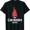 Gardening Gnome Buffalo Plaid Matching Family Christmas Gift T-Shirt