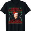Let's go Branson Brandon Ugly Sweater Style Christmas Classic TShirt