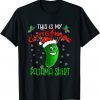 T-Shirt This Is My Christmas Pickle Pajama Shirt Pickle Santa Xmas