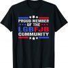 Funny Proud Member Of the LGBFJB Community Funny anti Biden T-Shirt