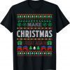 2021 Make Christmas Great Again Trump Ugly Christmas Funny T-Shirt