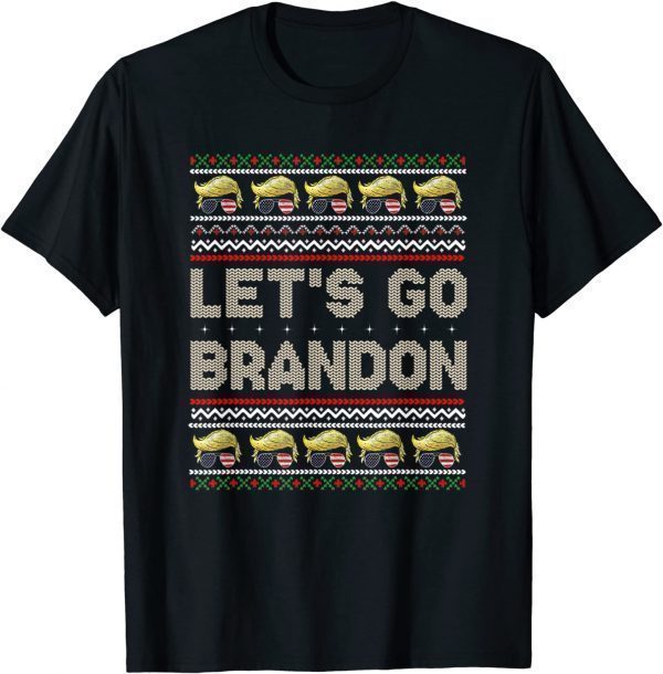 Let's Go Branson Brandon Trump Ugly Christmas Anti Liberal T-Shirt