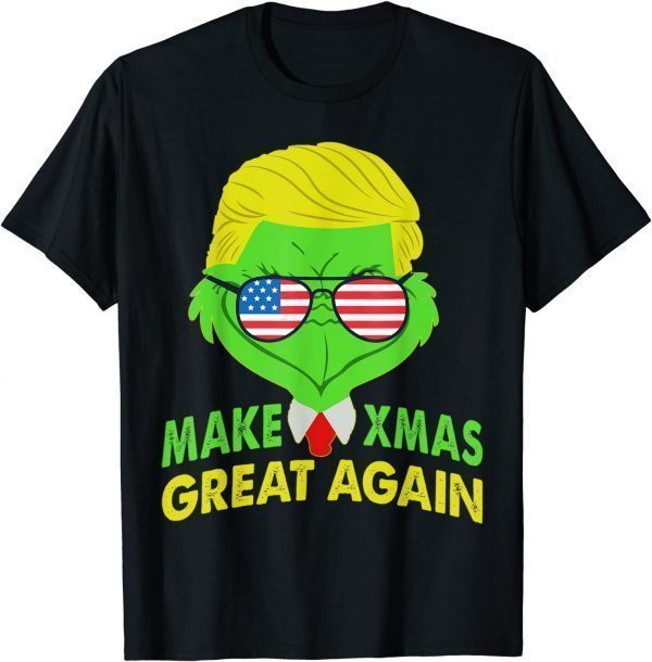 Funny Make Christmas Great Again Funny Trump Ugly Christmas Shirt