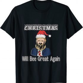 Classic Make Christmas Great Again Trump Santa Funny 2024 Xmas Cake T-Shirt