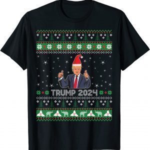 Classic Trump 2024 Republican Ugly Christmas Sweater T-Shirt