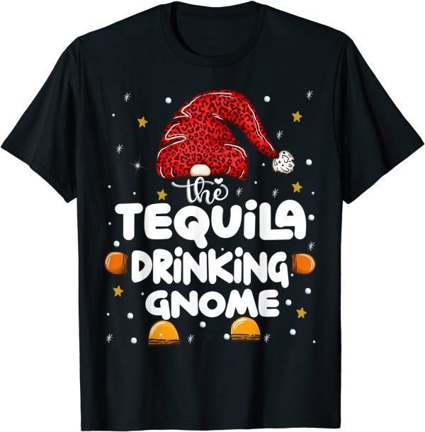 Tequila Gnome Family Matching Group Christmas Pajamas T-Shirt