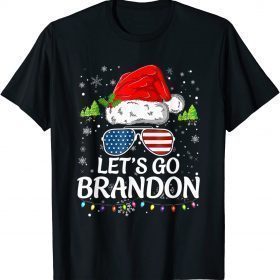 Funny Let's Go Branson Brandon Conservative Anti Liberal US Flag T-Shirt