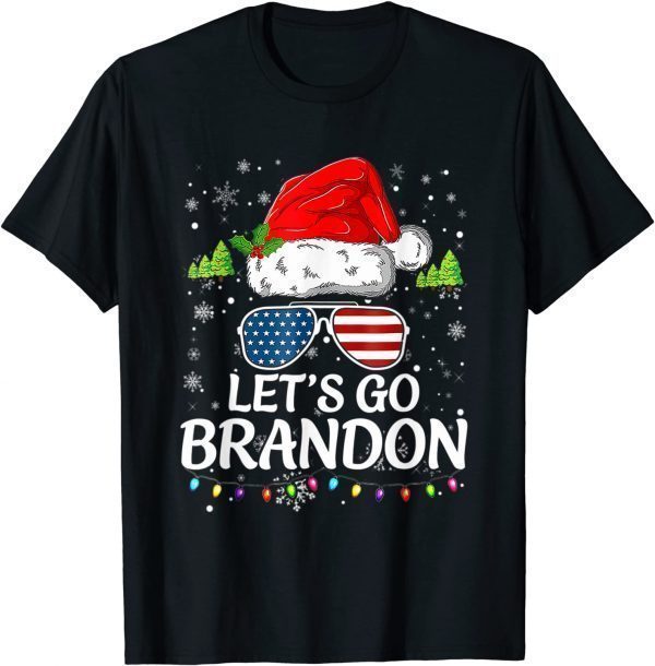 Funny Let's Go Branson Brandon Conservative Anti Liberal US Flag T-Shirt