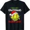 Funny This Is My Christmas Pajama Baseball Softball T-Shirt