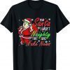 Official Trump Naughty Christmas Pajamas Dear Santa Fake News Tee Shirts