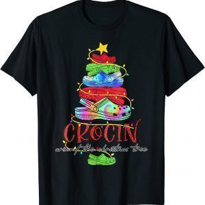 Crocin Around The Christmas Tree Funny Xmas Christmas Pajama T-Shirt