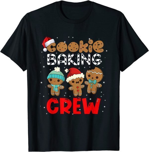 Cookie Baking Crew Christmas 2021 Funny Pajama Family Unisex T-Shirt