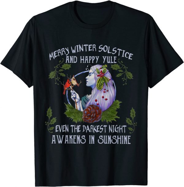 Merry Winter Solstice And Happy Yule Gift 2021 T-Shirt