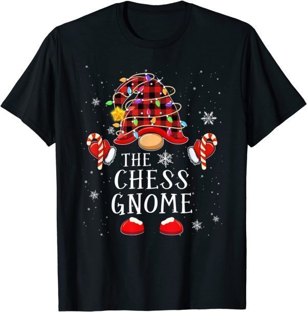 2021 Chess Gnome Matching Family Christmas Pajama Lights T-Shirt