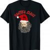 Classic Santifa Claus Christmas Education Funny Anti Liberal Biden T-Shirt