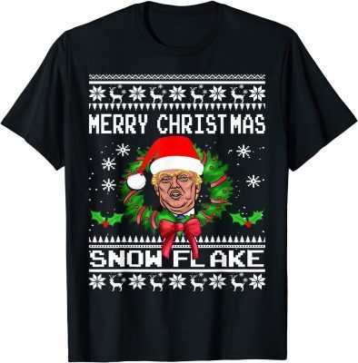 Funny Merry Christmas, Santa Trump, Ugly Xmas Sweater 2022 T-Shirt