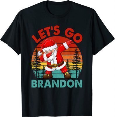 Santa Dabbing Xmas Let’s Go Braden Brandon Christmas Vintage 2022 T-Shirt