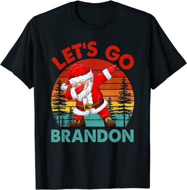 Santa Dabbing Xmas Let’s Go Braden Brandon Christmas Vintage 2022 T-Shirt