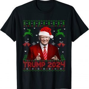 Trump 2024 Christmas Sweater Let’s Go Braden Brandon Gift Tee Shirts