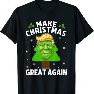 Funny Make Christmas Great Again Funny Trump Ugly Christmas Men 2021 T-Shirt