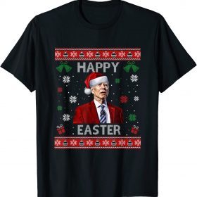 Official Joe Biden Happy Easter Ugly Christmas Sweater T-Shirt