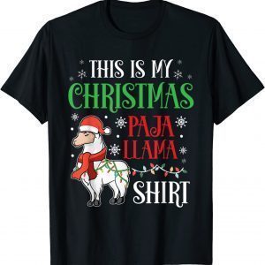 Classic This Is My Christmas Paja llama Llama Pyjama Funny Gift T-Shirt