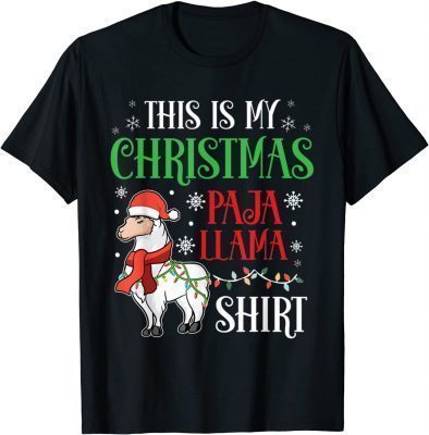 Classic This Is My Christmas Paja llama Llama Pyjama Funny Gift T-Shirt