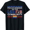 Proud Member Of LGBFJB Community Rainbow Patriotic Pro Trump T-Shirt